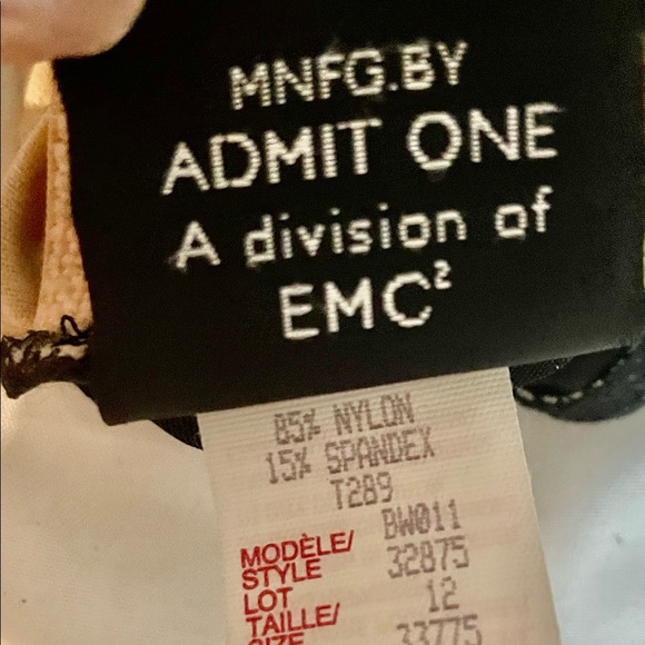 Black High cut " Baywatch" one piece bathing suit - Picture 7 of 7